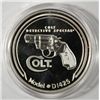 Image 1 : ONE OUNCE .999 SILVER FEAT. COLT DETECTIVE SPECIAL #D1425