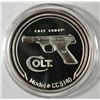 Image 1 : ONE OUNCE .999 SILVER FEAT. COLT CADET #CC5140