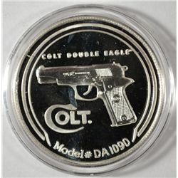 ONE OUNCE .999 SILVER FEAT. COLT DOUBLE EAGLE #DA1090