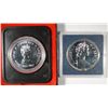 Image 1 : ( 2 ) CANADIAN COMMEMORATIVE SILVER DOLLARS, 1952-77  JUBILEE & 1977 STRAITS