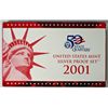 Image 1 : 2001 UNITED STATES SILVER PROOF SET IN NICE ORIGINAL MINT PACKAGING