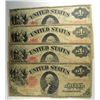 Image 1 : 4 1917 $1 US legal tender notes