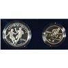 Image 2 : 1994 2 coin set World Cup proof silver $/non silver half $ all original mint pac