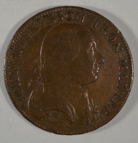 ENGLISH CONDOR TOKEN JOHN WILKINSON IRONMASTER TOKEN 1787 VF NICE ...