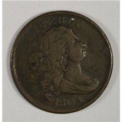 1804  half penny VF but has several marks obverse NICE COLOR
