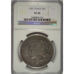 1921 Peace $ NGC35