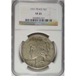 1921  Peace $  NGC25