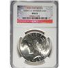 Image 1 : 1923 Peace $ TOP-50 VAM-1a WHISKER JAW NGC65 RARE