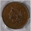Image 2 : 1837 large penny N-16 medium letters  PCGS55
