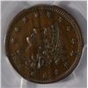 Image 2 : 1838 large penny N-3  PCGS45