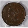 Image 2 : 1839 large penny N-8 type 1840 PCGS35