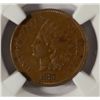 Image 2 : 1873 open 3  Indian penny  NGC45BN