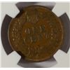 Image 3 : 1873 open 3  Indian penny  NGC45BN