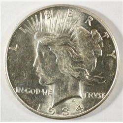 1934-D PEACE DOLLAR ORIGINAL MS64++ SUPER