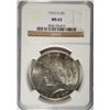 Image 1 : 1923-D PEACE DOLLAR NGC MS63