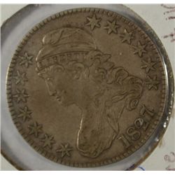 1827 BUST HALF DOLLAR AU+ ORIGINAL
