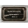 Image 1 : ONE OUNCE .999 SILVER BAR FEATURING WINCHESTER MODEL #12
