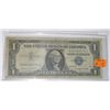Image 1 : 1957 SERIES A $1 SILVER CERTIFICATE BILL SERIAL # D60060476A *RARE EARLY VERY FINE GRADE*!!