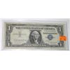 Image 1 : 1957 SERIES A $1 SILVER CERTIFICATE BILL SERIAL # C91460690A *RARE EARLY EXTRA FINE GRADE*!!