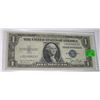 Image 1 : 1935 SERIES D $1 SILVER CERTIFICATE BILL SERIAL # J80398823F *RARE CRISP VERY FINE+ EARLY NOTE*!!