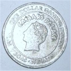VINTAGE $1 CAESARS TOKEN COIN *NICE HARD TO FIND*!! COIN CAME OUT OF SAFE BOX!!