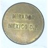 Image 2 : TORRE LATINO AMERICANA MIRADOR MEXICO D.F. COIN *NICE HARD TO FIND COIN*!! COIN CAME OUT OF SAFE BOX