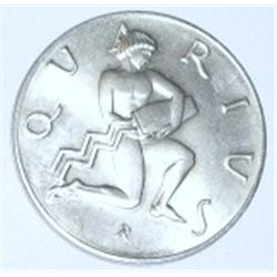 AQUARIUS HOROSCOPE COIN *RARE MINT STATE MS HIGH GRADE*!! COIN CAME OUT OF SAFE BOX!!