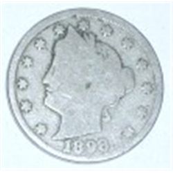 1898 LIBERTY HEAD "V" NICKEL *NICE KEY DATE EARLY NICKEL*!! COIN CAME OUT OF SAFE BOX!!