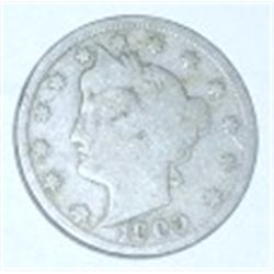 1900 LIBERTY HEAD "V" NICKEL *NICE EARLY NICKEL*!! COIN CAME OUT OF SAFE BOX!!