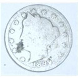 1899 LIBERTY HEAD "V" NICKEL *NICE EARLY NICKEL*!! COIN CAME OUT OF SAFE BOX!!