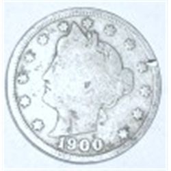 1900 LIBERTY HEAD "V" NICKEL *NICE EARLY NICKEL*!! COIN CAME OUT OF SAFE BOX!!
