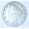 Image 1 : 1908 LIBERTY HEAD "V" NICKEL *RARE VERY GOOD GRADE NICE EARLY NICKEL!! COIN CAME OUT OF SAFE!!