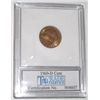 Image 2 : 1960-D LINCOLN CERTIFIED PENNY *RARE MS-66 RED HIGH GRADE* CERTIFIED BY TGS!! COIN CAME OUT OF SAFE!