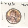 1967 LINCOLN PENNY *RARE BU MS HIGH GRADE*!! PENNY CAME OUT OF SAFE!!