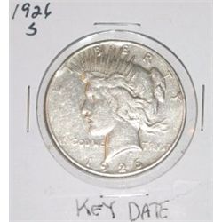 1926-S PEACE SILVER DOLLAR *RARE KEY DATE NICE COIN*!! SILVER DOLLAR CAME OUT OF SAFE!!