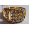 Image 1 : 6.452g Ring in 14kt 6.252g Gold,1.00 Ctw Diamond