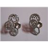 CZ 6.22g Ear Rings 925 Sterling Silver