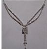 CZ 37.780g Necklace in Silver