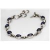 Tanzanite 15.93g Bracelet in Silver