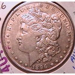1896-S Morgan Dollar AU50 Better Date, Rare in Grades above XF