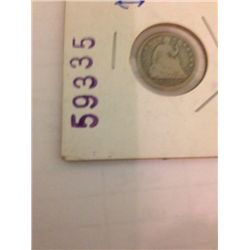 1853 LIBERTY SEATED HALF DIME