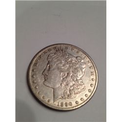 1890-CC MORGAN SILVER DOLLAR XF