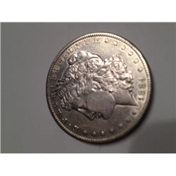 1884-S MORGAN SILVER DOLLAR XF-45