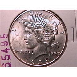 1935 Peace Dollar MS62