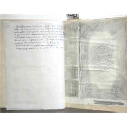 Reliure DUBOIS d'Enghien, Hector.- MANUSCRIT.- " Reliures anciennes et modernes. Reproductions et fr