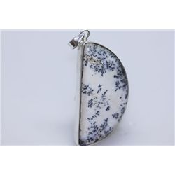 NATURAL 85.75 CTW SEMIPRECIOUS  PENDANT .925 STERLING S