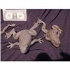 Image 3 : MAGNOLIA COMPLETE SET OF UNPAINTED STUNT TREE BULL FROG & BOTH TOADS SCREEN USED