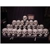 Image 2 : SKELETON SKULLS HUGE LOT OF 25 WITH JAWS AND CAPS THAT FIT NICELY