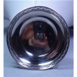 Signed Tiffany Nut dish or candy dish with pierced design.