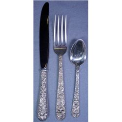 Vintage signed Kirk & Son Sterling Silver Table Set, RARE!